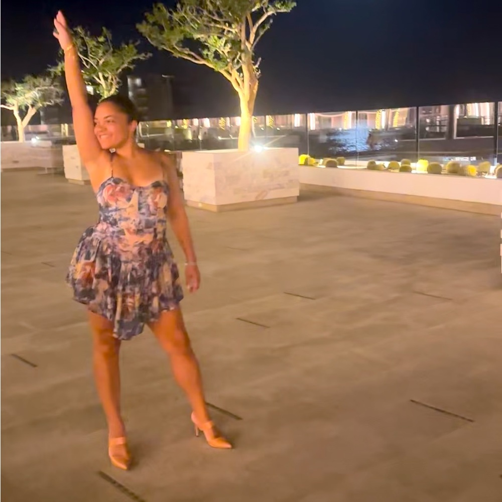 Cider Women’s Clothing Sleeveless Mini Sling Dress Corset Floral